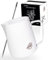 Pro@Home43 Barista Edelstahl Milchkännchen weiß 350ml (auch 600ml) inkl. Latte Art Stift/Milchschaumkännchen in Geschenkbox