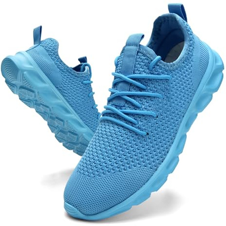 Zapatillas Deportivas Running de Mujer para Correr Asfalto Zapatos Gimnasia Deporte Fitness Sneakers Plataform Calzado Azul 42 EU