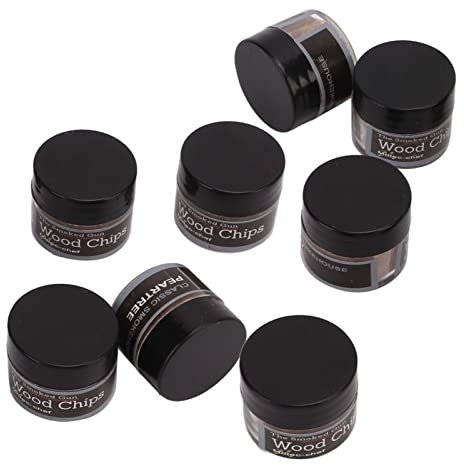 VBESTLIFE Räucherchips, 8 Box/Set Cocktail-Räucherchips, Whisky-Holz-Räucherchips, Räucherchips, Sägemehl-Räucherchips für Trinkbrennstoff und Anzünder