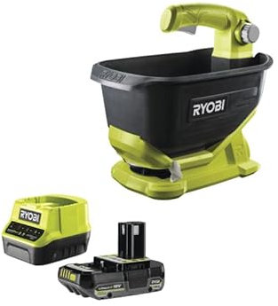 RYOBI Pack Epandeur à Main OSS1800-18V One+ - 1 Batterie 2.0Ah - 1 Chargeur Rapide