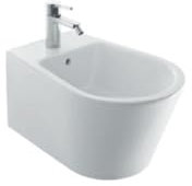 SANITANA GLAM Bidé Suspendido Sin Tapa Blanco - Asiento: SIN TAPA SIN TAPA