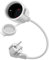 HuaLiSiJi Cable D'extension Schuko Coudé 16A 250V Mini Rallonge Electrique Rallonge électrique Courte Schuko 2 AC Prise IP44 pour Utilisation Extérieure ou Intérieure (Blanc, 0.3m)