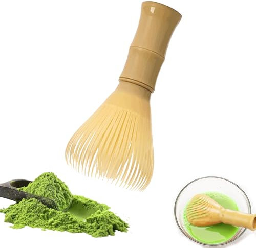 Frusta Matcha,Scopa Matcha,Matcha Pennello,Accessori Matcha,Per Fare E Mescolare Matcha, Bambù D'oro, Matcha, Frusta Tè Verde
