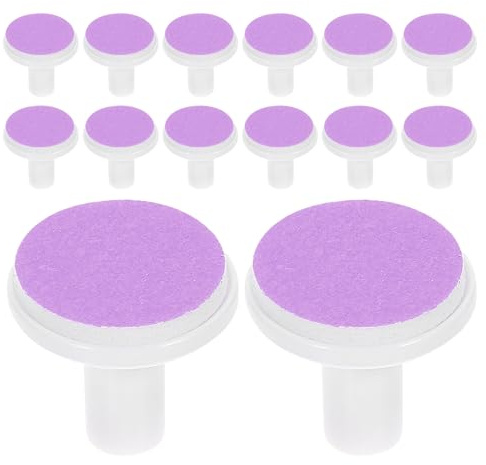 Happyyami Lot de 30 embouts de lime à ongles pour bébé - Têtes de rechange pour coupe-ongles électrique - Embouts souples universels pour les soins des nourrissons et des jeunes enfants de 6 à