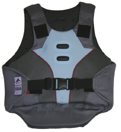 HKM SPORTS EQUIPMENT Sicherheitsweste -High Tech-, Farbe:braun/beige, Groesse:Kinder M