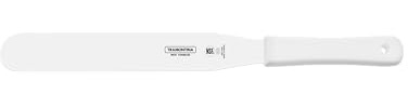 Tramontina Espátula para Repostería Professional en Acero Inoxidable y Mango de Polipropileno Blanco NSF 25 cm