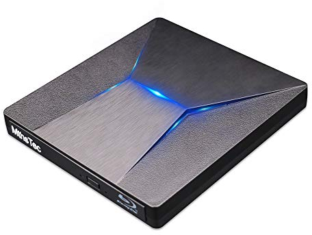 Unidad Bluray externa USB 3.0 y tipo C, grabadora externa de CD y DVD Bluray y reproductor de Blu-ray para PC, lector de discos Blu Ray compatible con Windows XP/7/8/10, laptop, escritorio, MacOS para