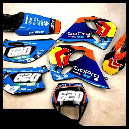 Aufkleber kompatibel mit KTM LC4 ab 1994-1998 LC4 EGS SC 400 | LC4 Duke SX SC EGS 620 |DEKOR Decals Graphics