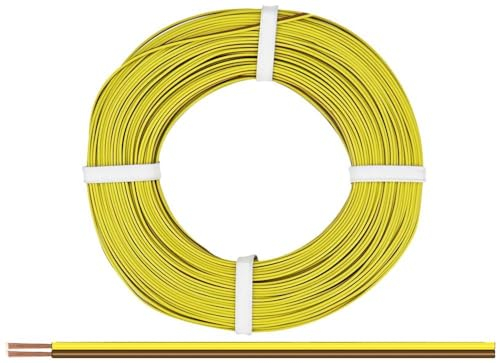 Donau Elektronik 250-38-25 Litze 2 x 0.50mm² Gelb, Braun 25m