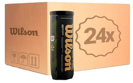Wilson Premier Padel Speed Padel Balls. Box of 24 Boxes of 3 Balls. Pro Elite