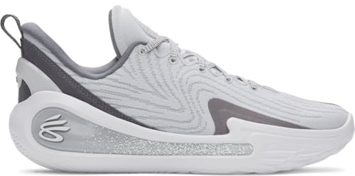 Under Armour Curry 12 Team Chaussures de basket-ball unisexes – Ajustement et soutien améliorés, Halo Graytitan Gris, 45.5 EU