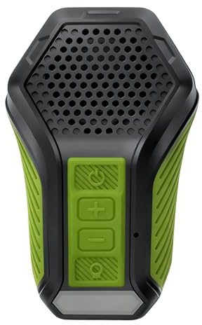 Altoparlante wireless tascabile, lettore musicale personale, lettore audio indossabile con clip, mini altoparlante da esterno con luce LED, dispositivo portatile a mani libere, per fitness, palestra