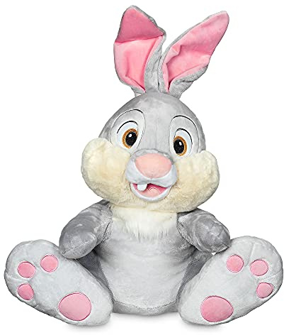 Disney Store Peluche Grande de Tambor, Bambi, Altura: 45 cm, Conejo de Peluche confeccionado en un Tejido de Tacto Suave Que Presenta Detalles Bordados y Ribetes mullidos, para Todas Las Edades.