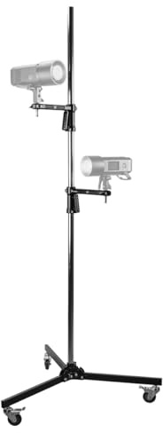 Flashpoint RB-PG Steel Wheeled Pistol Grip Stand with Extra
