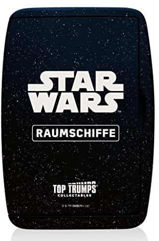 Top Trumps Collectables Star Wars Raumschiffe Kartenspiel für Kinder & Erwachsene - Fanartikel Star Wars Raumschiffe Edition Lernspiel - 2+ Spieler ab 6+ Jahre - Deutsch