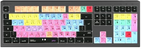 LogicKeyboard Pro Tools Astra 2, UK Mac Tastatur, Englisch, Kompatibel mit