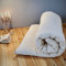 Japanwelt SHIATSU FUTON Natur Hanf I Futon-Matratze in besonders hoher Qualität – Bett-Matratze Topper Meditationsunterlage Schlafmatte Bodenmatratze aufrollbare-Matratze Bettdecke Futonbett (160 cm)