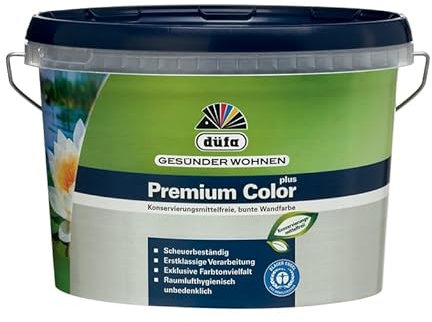 Düfa Premium Color plus Wandfarbe 2,5 L Farbwahl 2,5 l, Farbe:Erfrischende Wellen