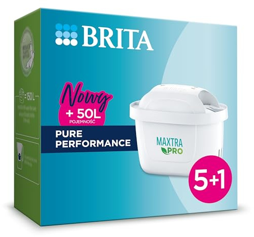 Brita Lot de 6 filtres pour carafe filtrante MX+ Pro