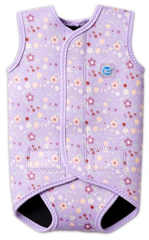 Splash About Baby Wrap Wetsuit, Lilac Spring, 6-18 Months
