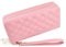 Oyccen Portafoglio Donna con Doppia Cerniera Portamonete in Pelle PU Borsa Lunga per Donne Porta Carte con Slot Multiple Portafoglio da Donna di Grande Capacità