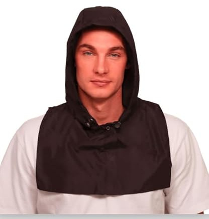 Kapuche - Detachable Hood - Waterproof Hats for Women & Men, Raincoats, Waterproof Coats, Outdoor Jackets, Unisex (Black)