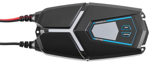 ECTIVE - Multiload 24S Batterieladegerät 24A 12V/24V - für LiFePO4, AGM, Gel, Nass - intelligentes Autobatterie-Ladegerät mit Sicherheitsfunktionen für Kfz, Versorgungsbatterie, LKW & Werkstatt