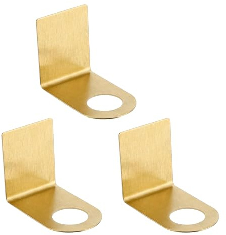 Wezalget 3 Stück Seifenspender Halter, Wandmontage Edelstahl Shampoo Flaschenhalter 27 mm, Selbstklebende Seifenspender Halterung Badezimmer Zubehör Regalr für Küche und Bad