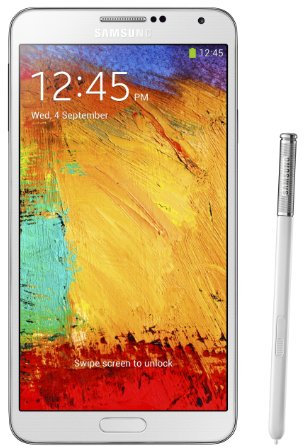 Samsung Galaxy Note 3 Smartphone (14,5 cm (5,7 Zoll) AMOLED-Touchscreen, 2,3GHz, Quad-Core, 3GB RAM, 13 Megapixel Kamera, Android 4.3) weiß