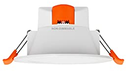 ENUOTEK Lampada Faretto a LED ad Incasso da Soffitto LED Plafoniera 8W 3000K 4000K 5000K CCT Regolabile prima Installazione Diametro 70-95MM Non dimmerabile IP44 per Cucina Bagno Lot di 1