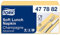 Tork 477882 Soft Lunchservietten Champagner 1/8 Falz / 3-lagige, vorgefaltete Servietten für kleine Gerichte oder Snacks / Advanced Qualität / 10 x 150 (1500) Papierservietten / 32,6 x 33 cm (B x L)