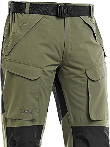 Fladen Trousers Authentic 2.0 Green/Black Größe M | Angelhose