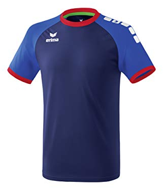 Erima Herren Zenari 3.0 Trikot, New Navy/New Royal/Rot, M