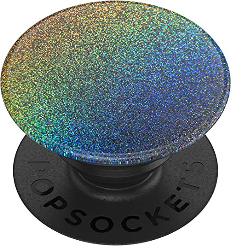 PopSockets Poignée de téléphone avec béquille Extensible, PopGrip Multicolore, feu de Minuit