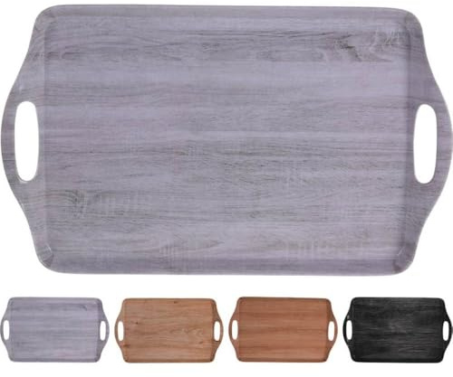 Bandeja melamina 45x30cm maderas surtida