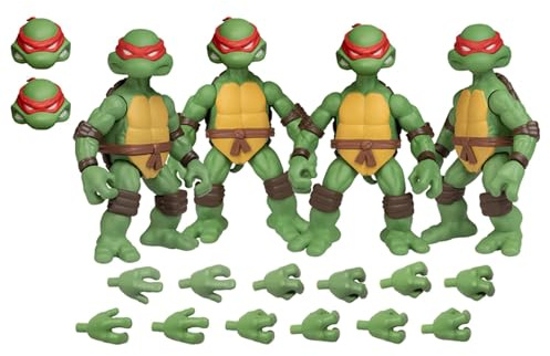Teenage Mutant Ninja Turtles figurines Teenage Mutant Ninja Turtles Deluxe Set 8 cm