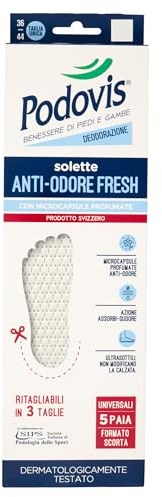 Solette Antiodore Universali : Freschezza Garantita per Ogni Passo - Taglia Unica per Tutte le Scarpe Uomo e Donna