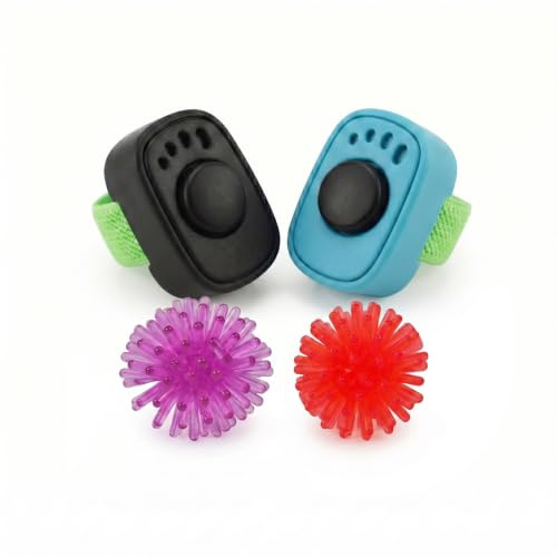 BIVYAX 2 Pcs Sifflet Ultrason Chien, Clicker Chien Dressage, Accessoire Dressage Canin pour l Entrainement du Chien, Chat, Oiseau, Lapin