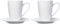 Ritzenhoff & Breker Latte Macchiato-Set Bianco, 4 teilig, 330 ml, 2 Stück (1er Pack)
