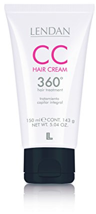 LENDAN - Acondicionador sin Aclarado - CC Hair Cream 360º - 150 ml - Hidratación y Brillo - Protector Térmico para el Pelo - Controla el Encrespamiento y Facilita el Peinado