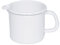 Riess, 0041-033, Schnabeltopf 14, CLASSIC- WEISS, Durchmesser 14 cm, Höhe 12.5 cm, Inhalt 1.7 Liter, Emaille, weiß, Induktion