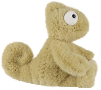Apricot Lamb Chamäleon Plüschtiere für Kinder, weiche niedliche Kuscheltier für Baby Mädchen und Jungen, Flauschige Chamäleon Grün 26 cm