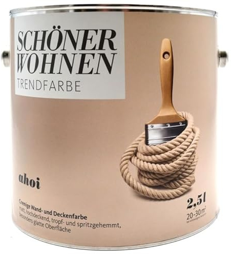 Schöner Wohnen Trendfarbe matt 2,5 l Jubiläumsedition 2025 Jubiläumsfarben 2025 AHOI