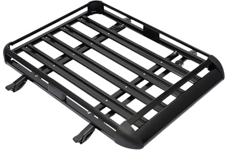 Universell takgepäckträger bil takräcke, aluminium takställ för SUV-modeller med inbyggda bagagehållare, upp till 68 kg, 127 x 97 cm