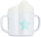 LÄSSIG Kinder Trinklernbecher mit Henkel Tasse rutschfest Melamin/Sippy Cup Starlight magenta