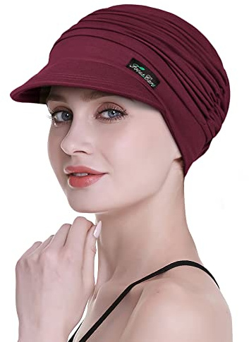 FocusCare Chapeau de Fantaisie pour Les Femmes de Chimio Turbans de Vacances pour Le Chapeau de magasinage de Voyage pour la Perte de Cheveux