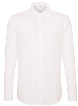 Chemise business Seidensticker pour homme - Coupe extra slim - Infroissable - Col Kent - Manches longues - 100 % coton