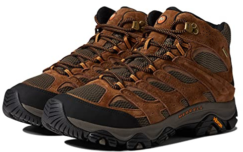 Merrell Men's Moab 3 Mid Waterproof Hiking Boot, Earth, 12.5