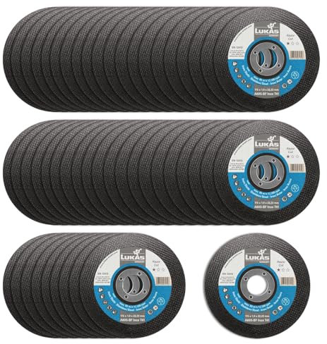 MEETOZ 50Pcs Cutting Disc 115 Metal for Angle Grinder, 1.0mm Thin Metal Cutting Discs for Fast & Precise Cutting of Steel, Iron, Aluminum & Ferrous Metals