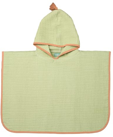 molis&co. Poncho de Baño para Niños de 1-2 años. Green Splash. Toalla con Capucha para Playa. Bata de baño para niño Ligera y Compacta.